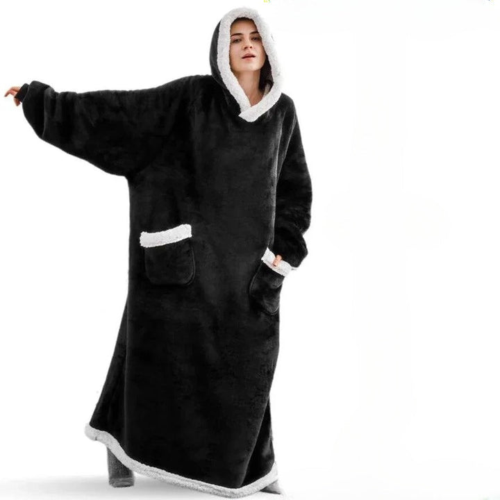 Drune | Oversize Hoodie-Decke mit Kapuze - Weicher Fleece Pullover für Damen & Herren, Perfekt für Zuhause & Winter