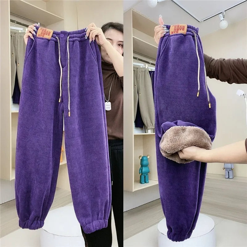 Drune | Winter Jogginghose - Warme Plüschfutter & Lässiges Design