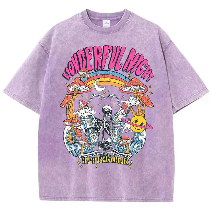 Drune | Baumwoll-T-Shirt mit Druck