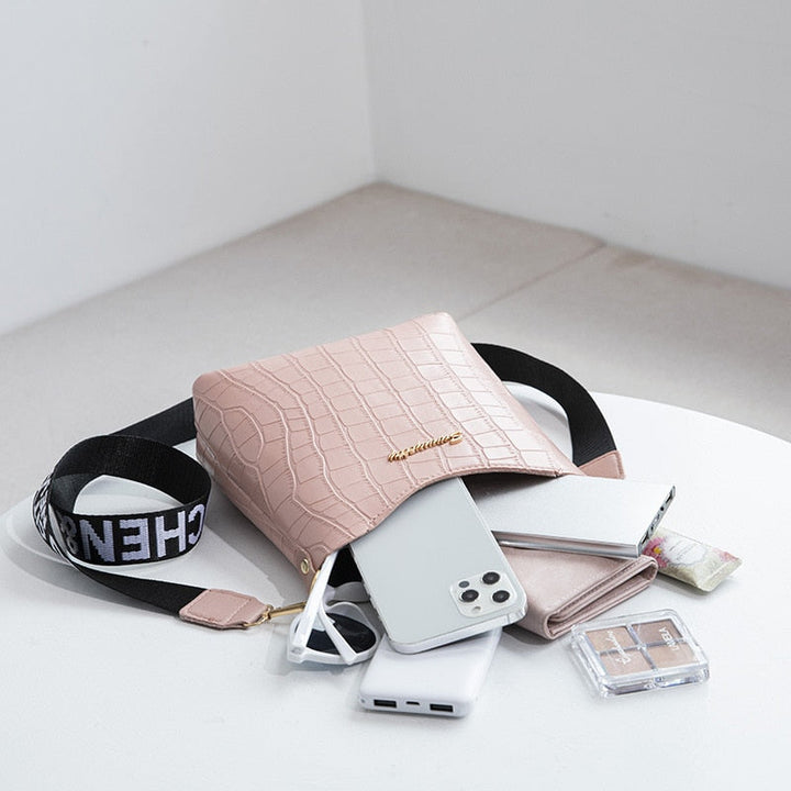 Drune Jaunty Umhängetasche | Damen Mini Crossbody Eimer Handtasche