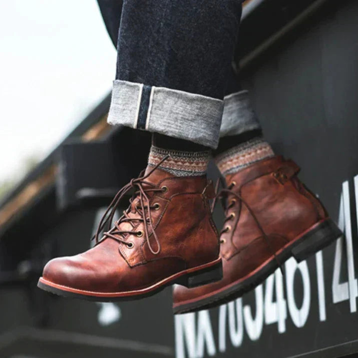 Drune | Hohe Lederstiefel für Herren