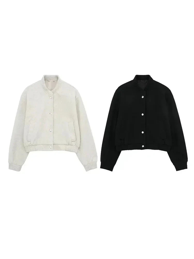 Drune | Stilvolles Cropped Bomberjacke