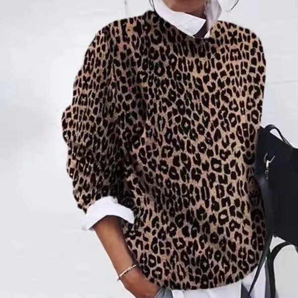 Drune | Eleganter Damenpullover mit floralem Druck