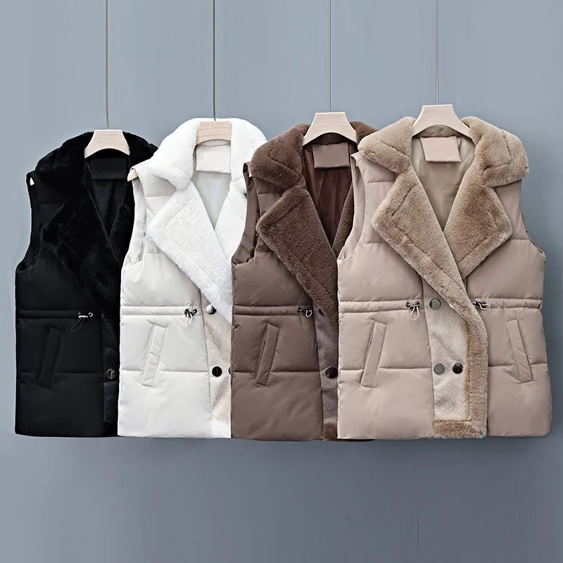 Drune | Elegante Kunstfellweste für Herbst und Winter