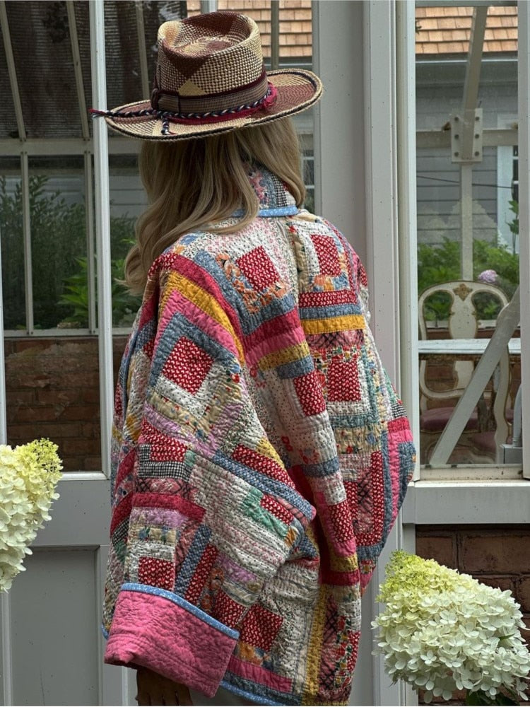 Drune | Patchwork Bohemian Jacke für Damen