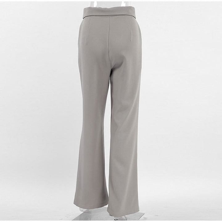 Drune | Stilvolle High-Waist-Hose mit Falten