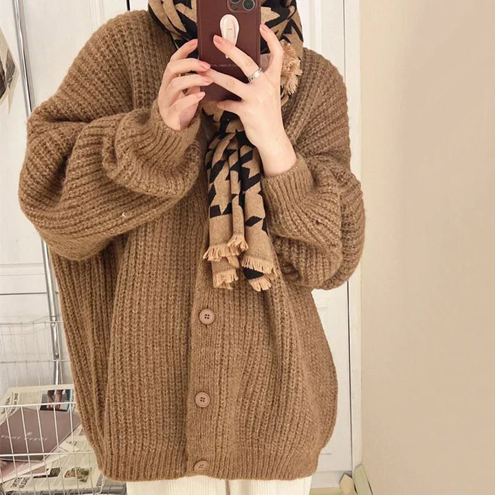Drune | Lässige und Stilvolle Winter Strickjacke