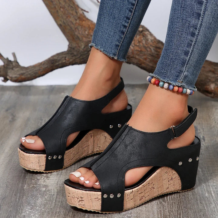 Drune | Damen-Sandalen aus Leder Lissy