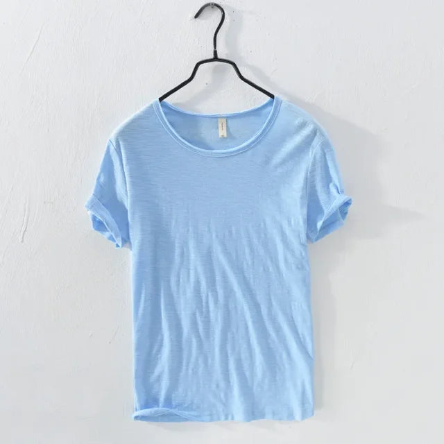 Drune | Herren Slim Fit Baumwoll T-shirt