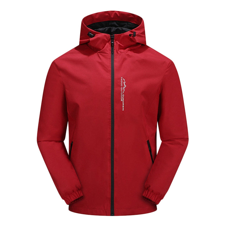 Drune | Elegante Softshell-Jacke aus feinem, wasserdichtem Material mit Kapuze für Männer - Perfekt für Aktivitäten im Freien