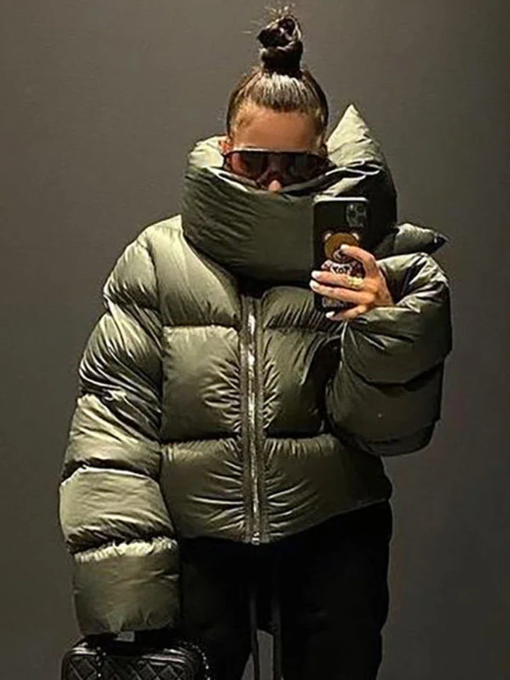 Drune | Oversize-Jacke - Warmer hoher Kragen