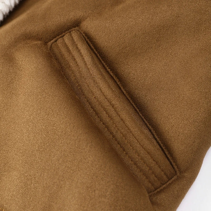 Drune | Leder Winterweste Stilvoll & Zeitlos
