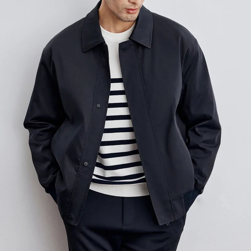 Drune | Herren-Blousonjacke Mit Reißverschluss Und Klassischem Kragen