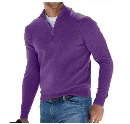 Drune | Herren Woll Pyjama Mit V-Ausschnitt Und Langen Ärmeln