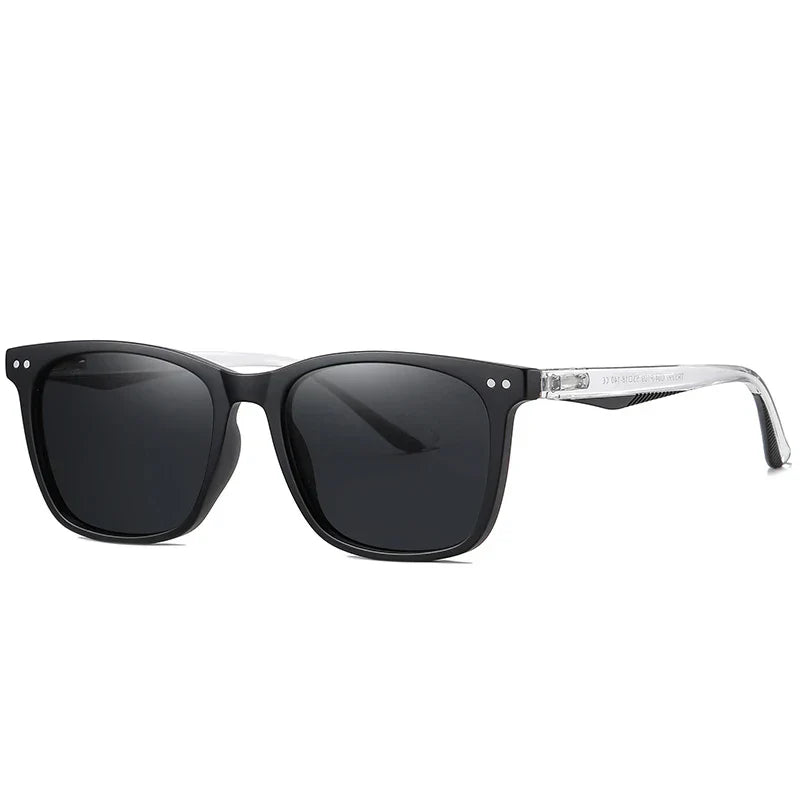 Drune | Klassische Sonnenbrille mit transparentem Rahmen