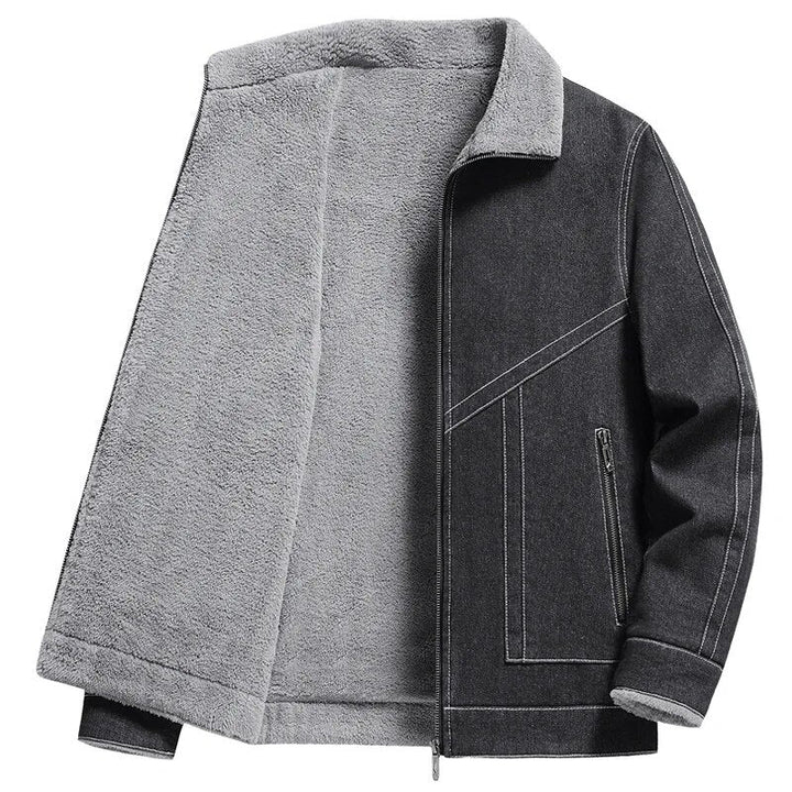 Drune | Denim-Fleece-Jack