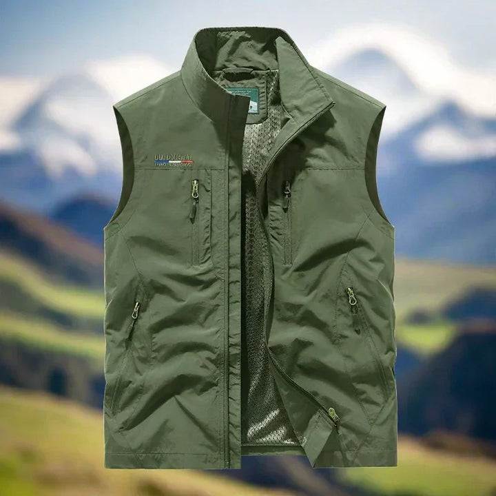Drune | Lässiges Multifunktionales Outdoor Westen für Männer