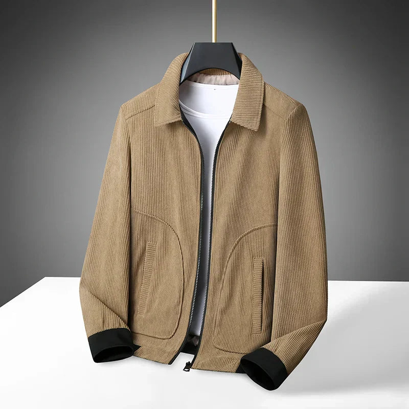 Drune | Cordjacke für Herren mit Reißverschluss