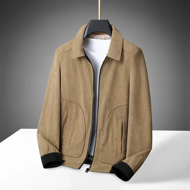 Drune | Cordjacke für Herren mit Reißverschluss