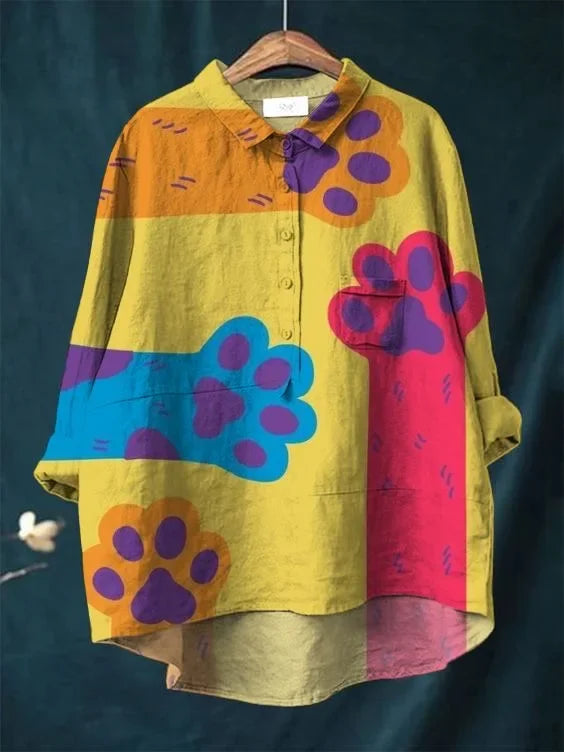 Drune | Katzenkunst Auf Weißem T-Shirt