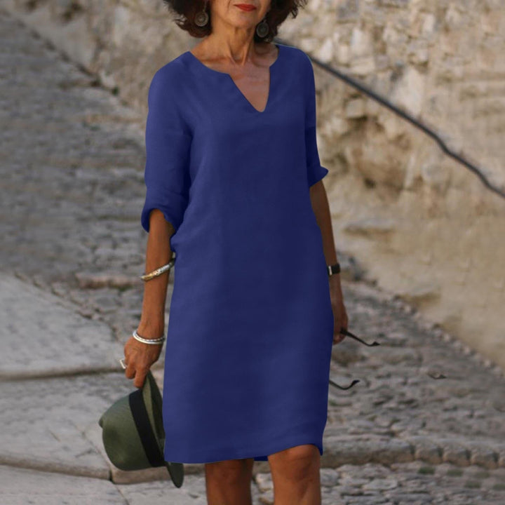 Drune | Elegantes Sommerkleid mit V-Ausschnitt
