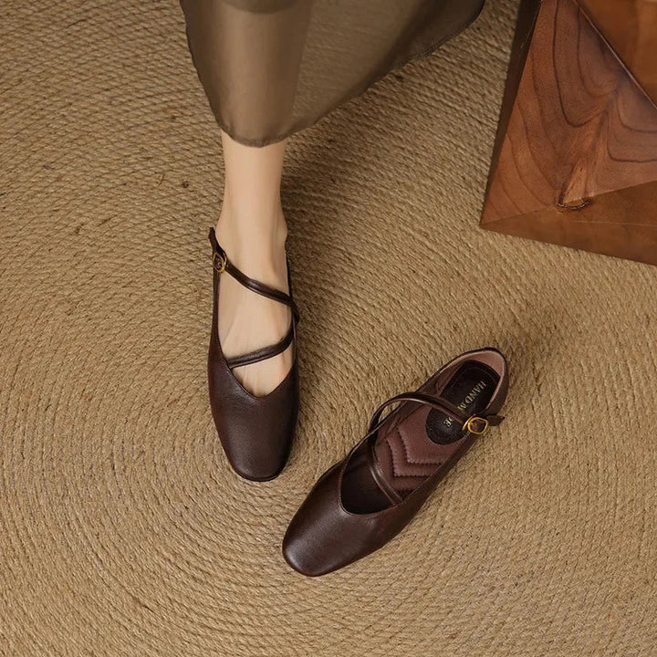 Klassische Damenschuhe aus Leder Drune Drune