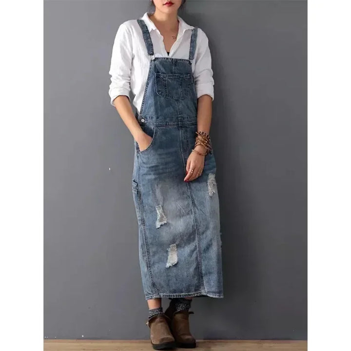 Drune | Lässiges Denim Trägerkleid