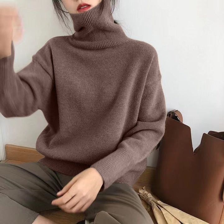 Drune | Stilvolle Herbst Klassische Rollkragenpullover für Frauen