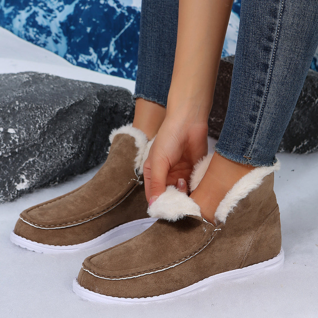 Drune | Fashion Flache Schnee Stiefel