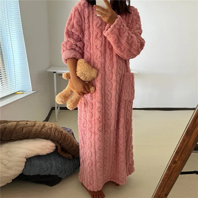 Drune | Fleece Teddy Kleid