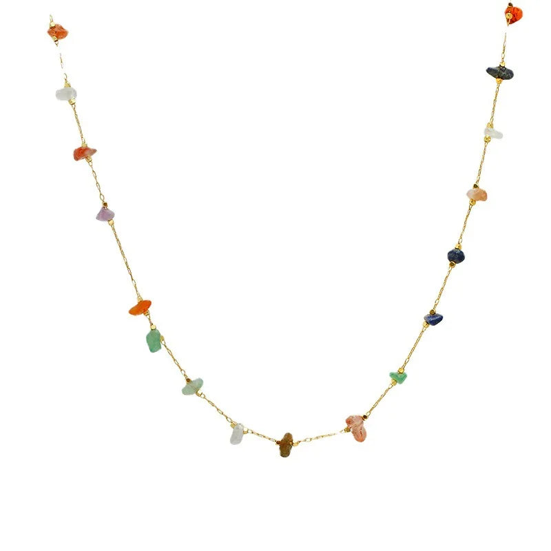 Drune | Elegante Natur Edelstein Kette