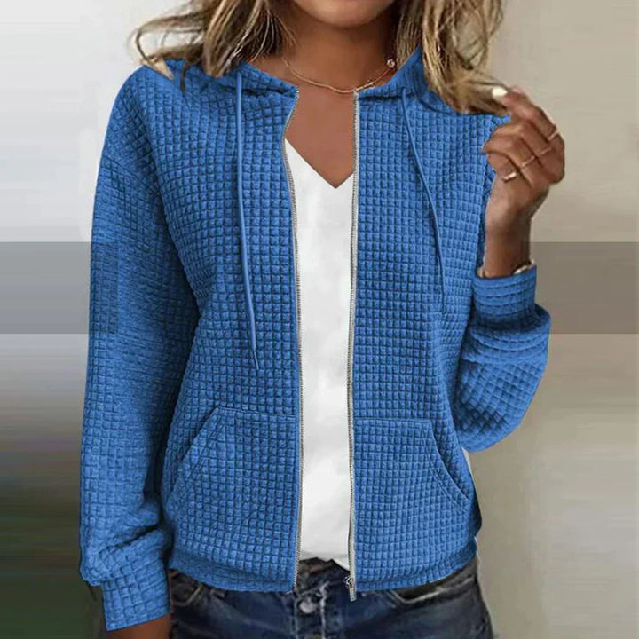 Drune | Damen Reißverschluss Jacke - Mit Kapuze
