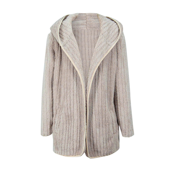 Drune | Knopflose Plüschjacke