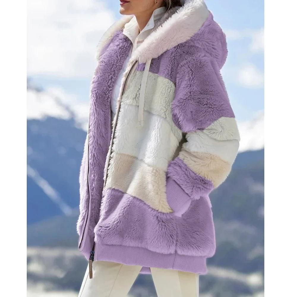 Drune | Fleece Jacke - Mit Kapuze