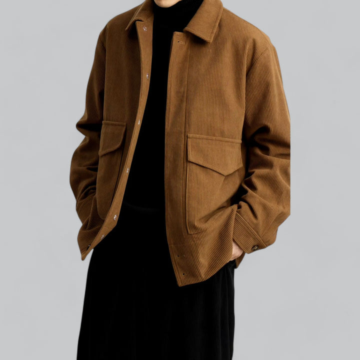 Drune | Vielseitige Knopfschluss Winterjacke