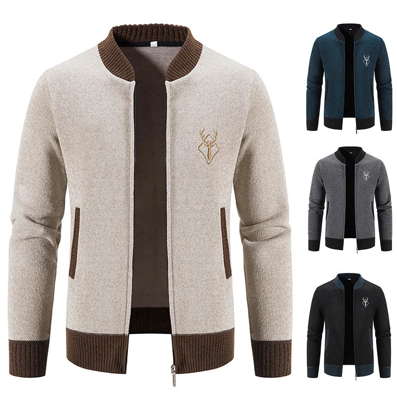 Drune | Lässige Strickjacke für Herren aus hochwertigem Garn