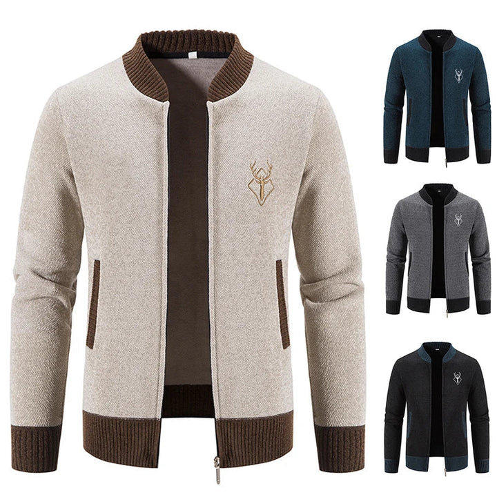 Drune | Lässige Strickjacke für Herren aus hochwertigem Garn