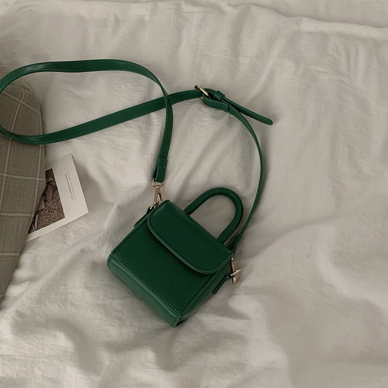 Drune Damen Tragbare Kleine Quadratische Tasche | Vielseitige Umhängetasche
