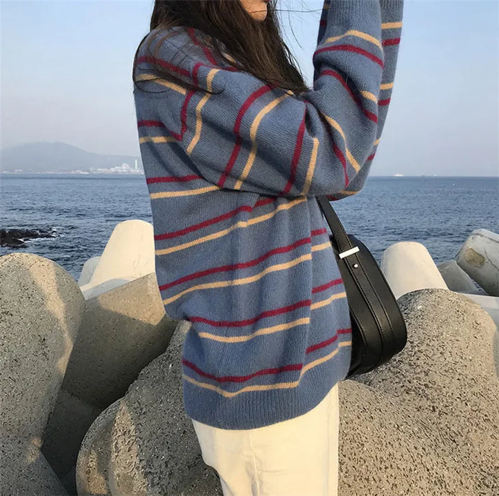 Drune | Strickpullover mit Rundhalsausschnitt