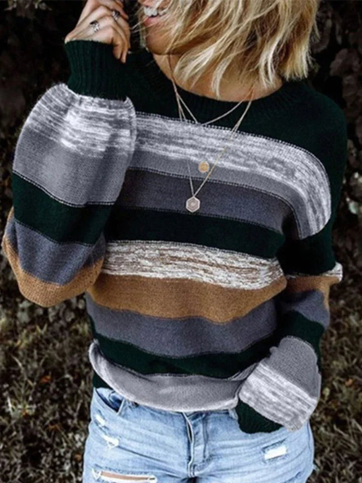Drune | Gestreifter Strickpullover
