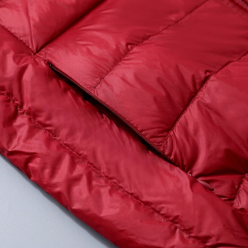 Drune | Kapuzen Daunenjacke Spezielle Winter