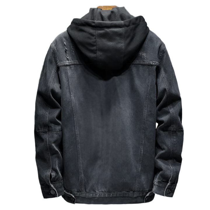 Drune | Jeansjacke mit moderner Kapuze - Elrick