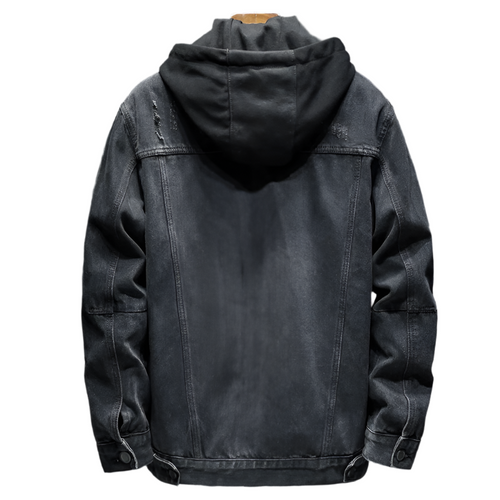Drune | Jeansjacke mit moderner Kapuze - Elrick