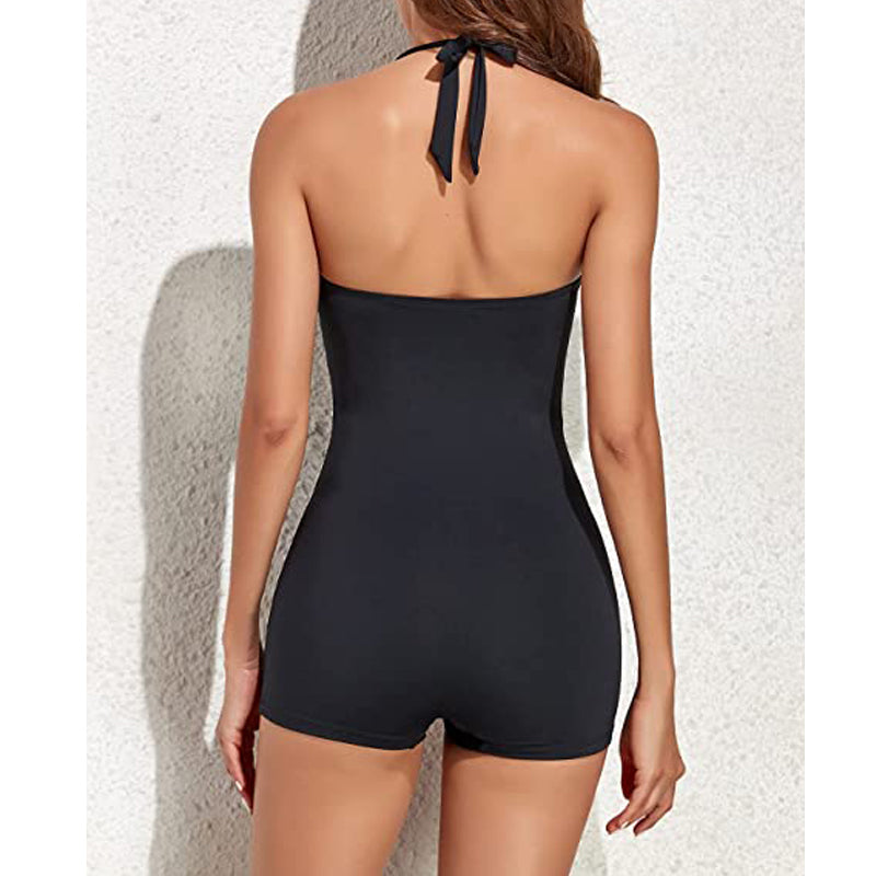 Drune | Sportliches Boyleg Badeanzug