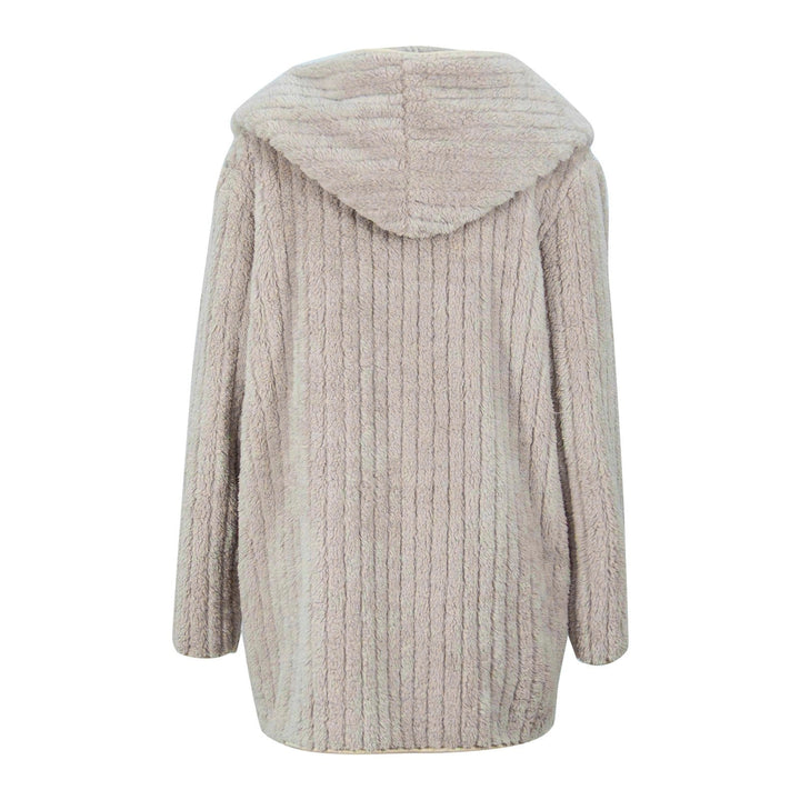 Drune | Knopflose Plüschjacke