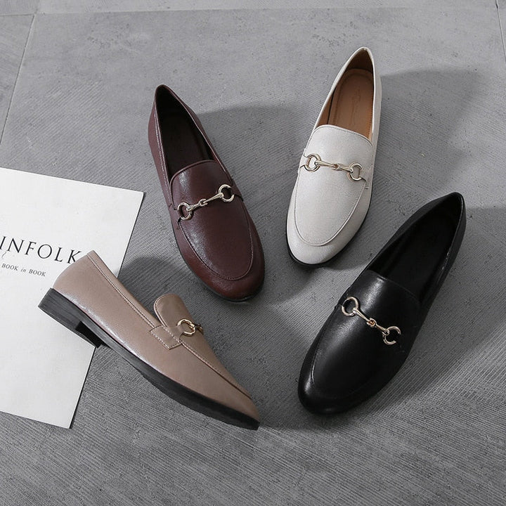 Drune | Klassische Leder Slipper Für Herren Stilvoll & Bequem