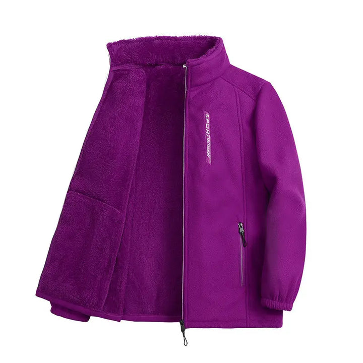 Drune | Fleece Zip-Up Cardigan - NORDIC
