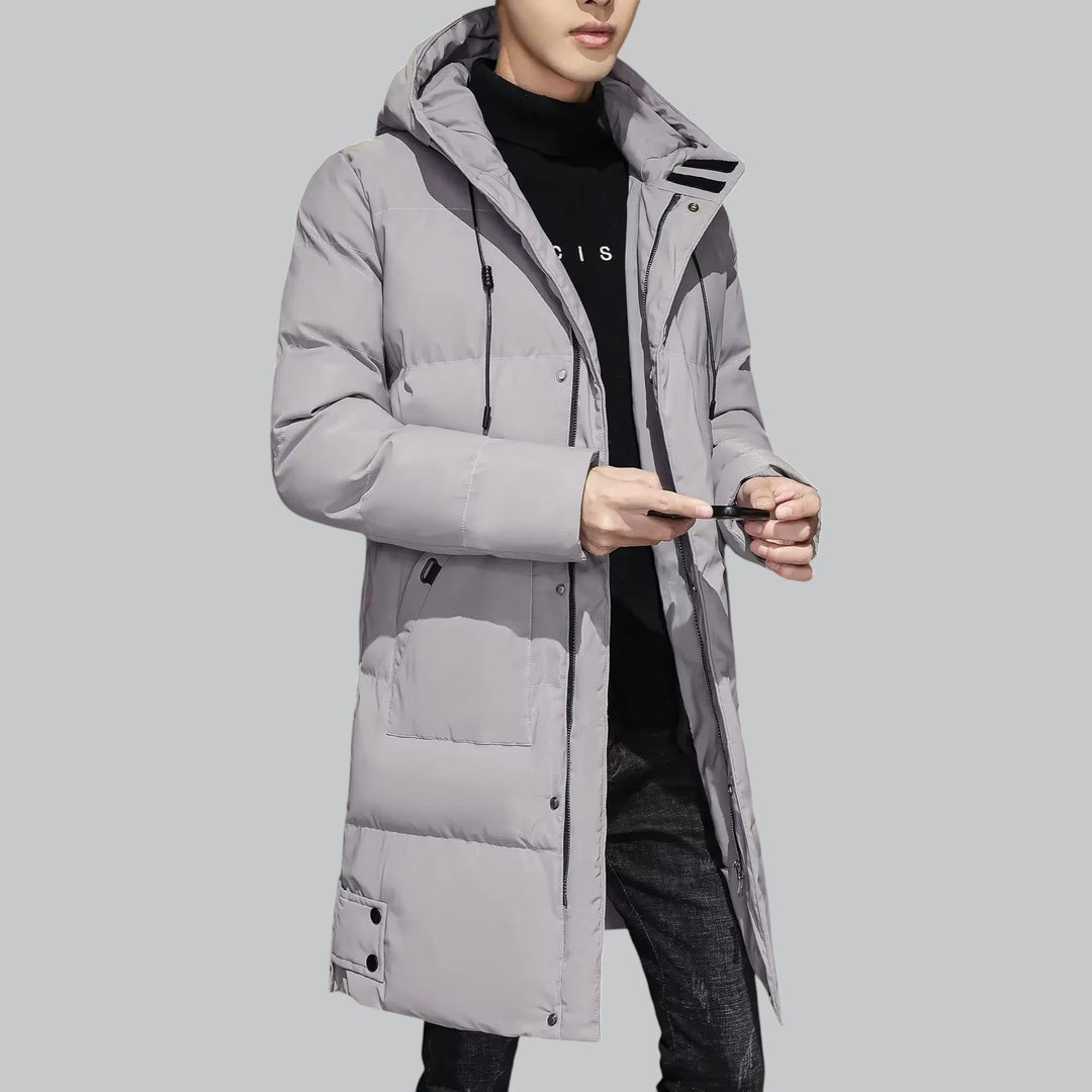Drune | Stilvolle Lange Pufferjacke