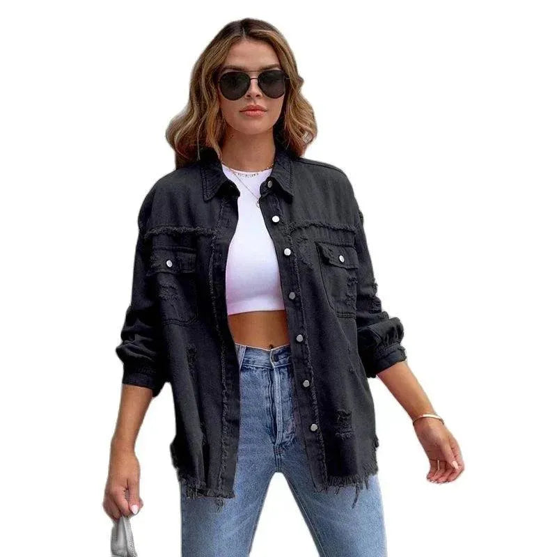Drune | Übergroße Denim Jacke für Damen