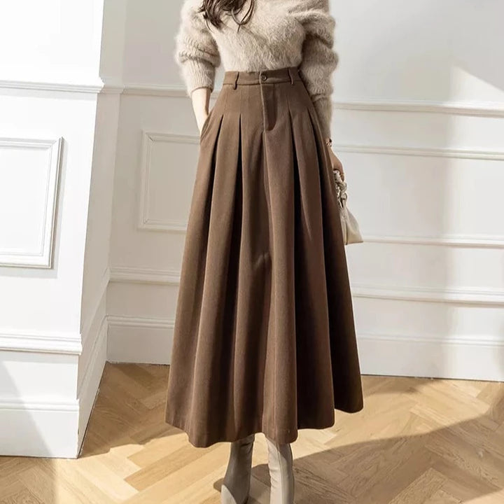 Drune Elegante Wolle Röcke